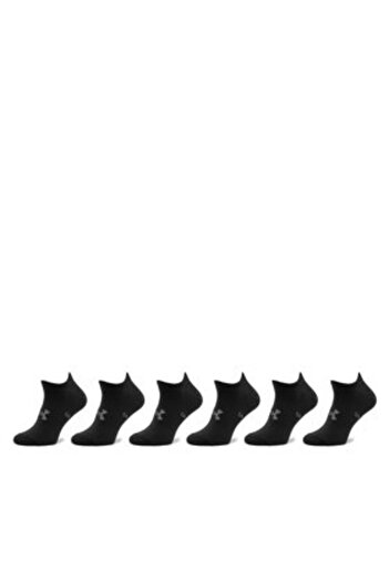 Under Armour under armour Unisex Pack of 6 Pairs of Unisex Socks 1370542 Black