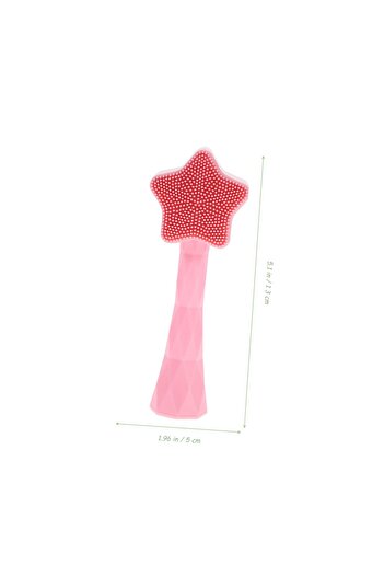 COOYA Manual Facial Cleansing Brush, Star Shaped Face Brush Facial Brush, 2 in 1 Skin Care Face Brush