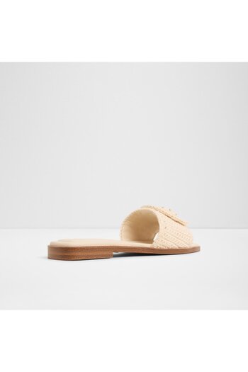 Aldo Beige Flat Sandals For Women