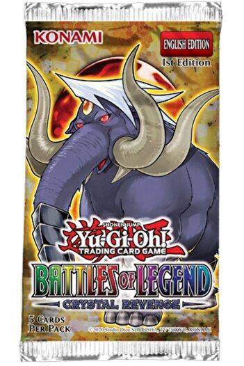 KONAMI Yu-Gi-Oh! TCG: Battles Of Legend: Crystal Revenge Single Pack (Assorted 1 Piece)