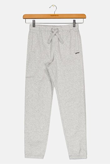 Esprit Kids Boy Embroidered Logo Sweatpants, Grey