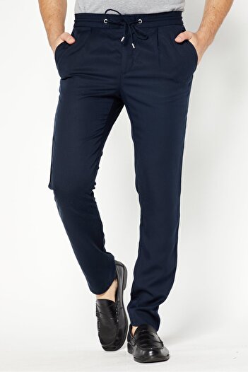 The Kooples Men Regular Fit Solid Chino Pants, Navy