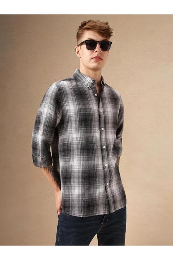 Dennis Lingo By Styli Casual Plaid Shirt