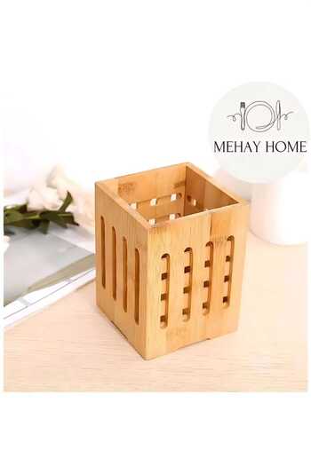 MEHAY HOME LUX квадратна бамбукова лъжица - за плот mhythy-44274752505, един размер