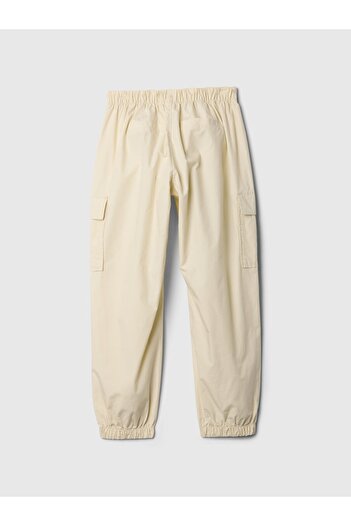 GAP Kız Çocuk Bej Paraşüt Pantolon