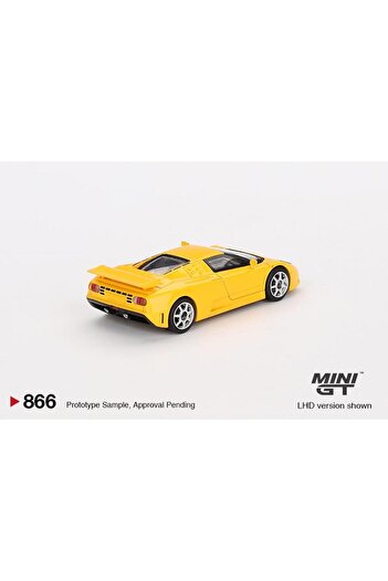 mini gt Bugatti Eb110 Super Sport Giallo Bugatti 866