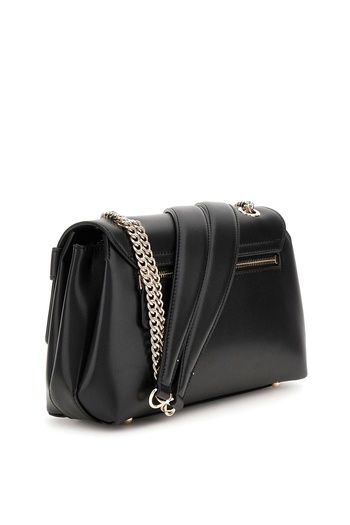 Guess Lorelei Convertible Xbody Flap Women Black Cross Bag Hwvg9639210-Bla