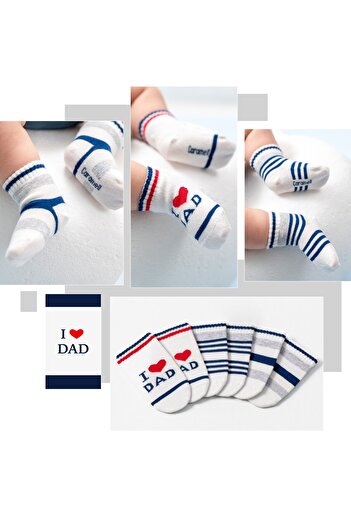 Caramell 3 Luxury Sofrevi Baby Boy 0-3 Months Holy Gift Socks