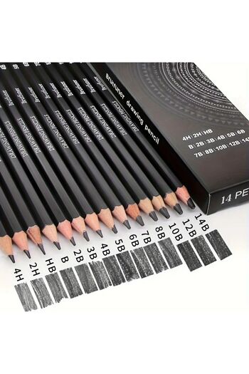 Brutfuner 14 Sketching Pencils for Drawing and Toning
