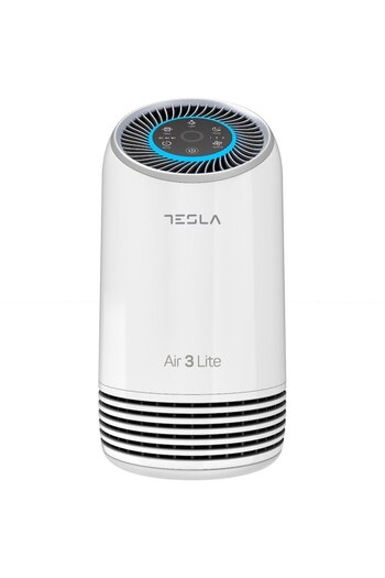 TESLA Purificator Tesla Air3 LITE, CADR 110 m3/h, Sleep Mode, Timer, Filtru HEPA+Carbon Activ, Alb
