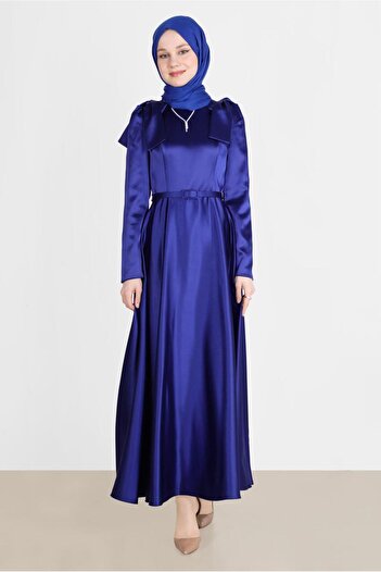 Alvina Bow Detailed Shoulder Dress 42418