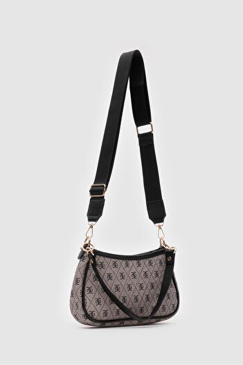Shule Bags Geantă Farme Monogram Baguette și Crossbody Gri