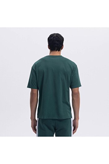 Ellesse Em376-Grn Oversize Tee Men's T-Shirt - Dark Green