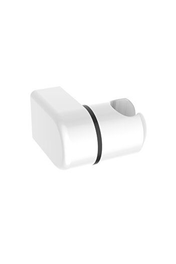 Choice WHITE Universal Hand Shower Head Holder Adjustable Full Plating Shower Rail Head Holder Bathroom Bra