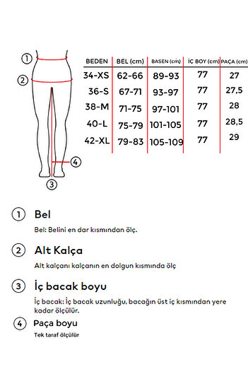 its basic Λευκό ύφασμα Lycra - Γυναικείο τζιν με φαρδύ πόδι