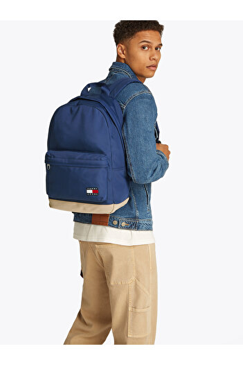 Tommy Hilfiger Tommy Hilfiger Men Velvet Blue Essential Daily Dome Backpack