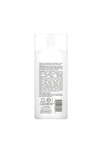 MQ Giovanni Hydrating & Smoothing Conditioner for Normal to Dry Hair - 60 ml
