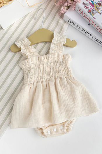 Babymod Muslin 100% Cotton Baby Girl Strappy Summer Dress