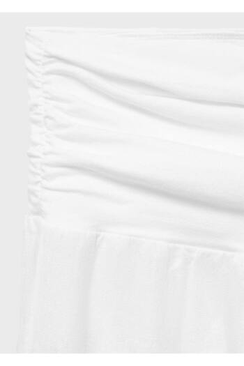 MANGO Woman Draped Linen Pants with Waist