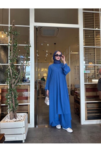 NS Moda Indigo Model Hijab Mina Set-538
