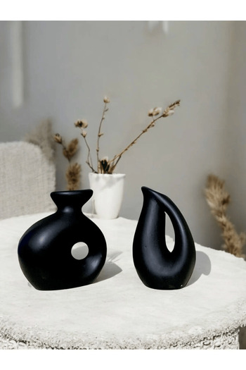 ÇİMEN HOME Delta and Almond Vase Set of 2 Home Decoration Vase