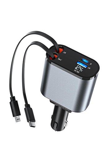 GENERAL fast phone charger 4 in 1 for car 120w