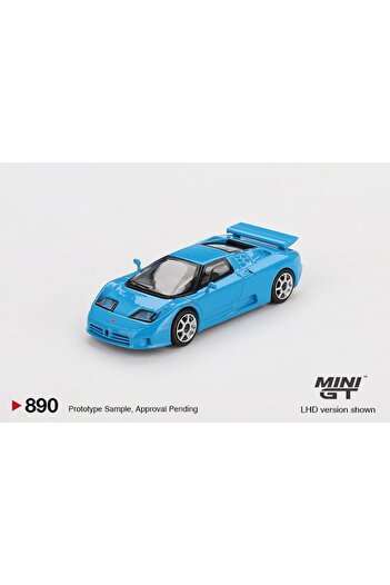 mini gt Bugatti Eb110 Super Sport Blue Bugatti