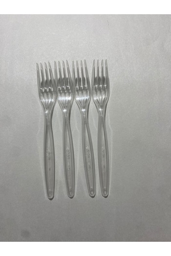 Öztürk ambalaj Plastic Luxury Fork 100 Pieces (Used-At, Picknick, Cake, Camping)