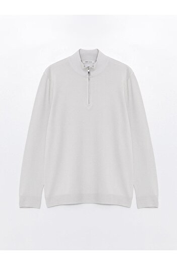 LC Waikiki Men's Knitwear Sweater - Stand Collar, Long Sleeve