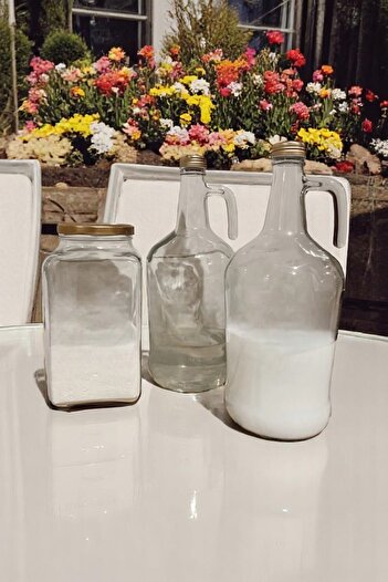 SİDERDESİNG Siderdesign 3 Lt Gallon Softener - 1 Gallon Liquid Detergent and Jar