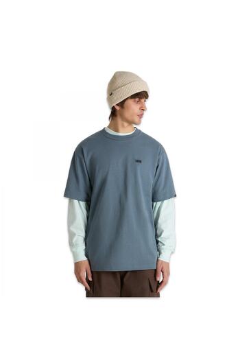 Vans Vn000P1P Left Chest Ii Loose Ss Blue Men's T-Shirt