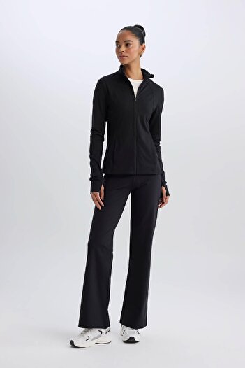 DeFacto Defactofit Standard Fit Sweatpants Butt Wide Wide Leg Standard Size Skuba Diving Cloth A0566Ax25Sp