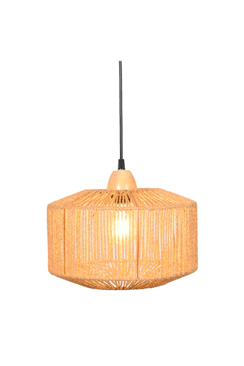 Happy Light Single Hanger Rustic Rattan Design