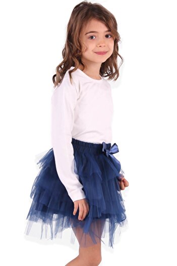 Breeze Girl's Tutu Skirt 3-12 Years, Navy Blue