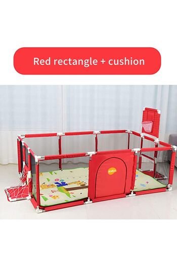 Yelajoy Children's Playpen,with Safety Nets,Stainless Steel Frame,for Safe Fun Time 230x122x107cm