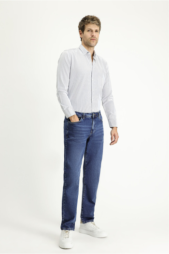 Kiğılı Cămașă cu mânecă lungă, slim fit, din bumbac cu dungi, ușor de călcat