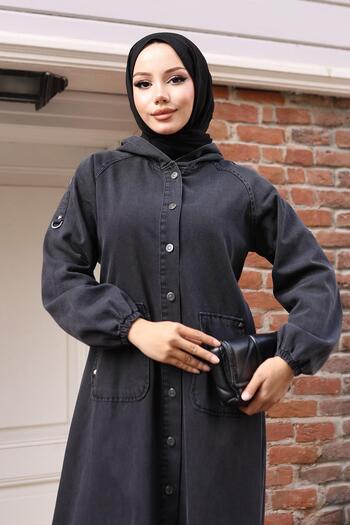 Modamihram Smoked Jeans Set - Tassel Detail, Model 19243