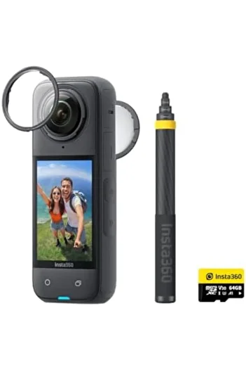 Insta360 X4 No Drone - No Problem Bundle - 360-Degree Camera - 8K & 5.7K Video - Action Camera