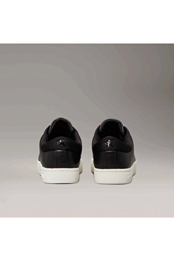 Calvin Klein Men's Black Sneakers - Logo, Lace-Up and Anti-Slip Base Ym0Ym00864-0Gt