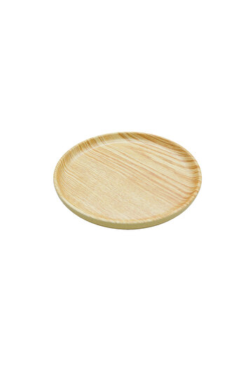 AKDC -Harm Melamine Round Plate 8" Wood