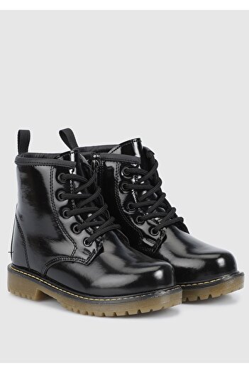 Kiddo Girl's Black Boots