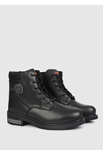 Harley Davidson Ανδρικές δερμάτινες μπότες Jim Black Oil 025M100128