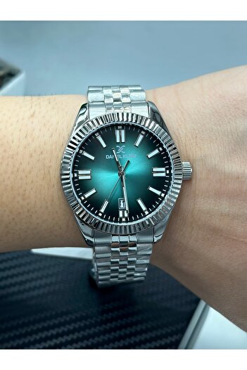 Daniel Klein New Season Silver Color 3 Atm Waterproof 2 Years Warranty Men's Wristwatch with Calendar