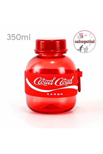 Salsepetial Mini Renkli Su Şişesi 350ml Figürlü Renkli Mini Suluk Matara 350ml
