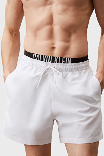 Calvin Klein Regular Fit Logolu Mayo Short KM0KM01093YCD Erkek MAYO SHORT KM0KM01093 YCD