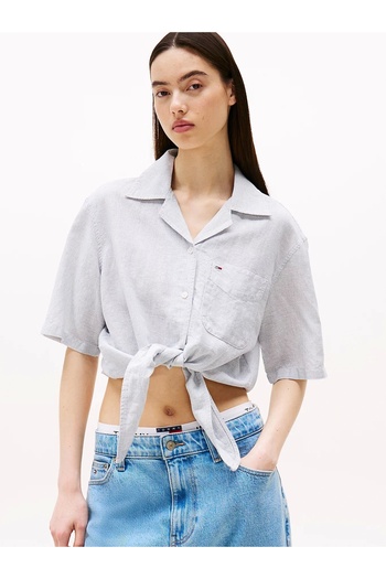 Tommy Hilfiger TRICOU TJW CRP LINEN SS