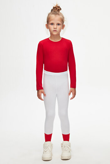 LOVETTI White Basic Summer Tights for Girls