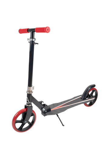 ACTION ONE Rave Red Folding Scooter, with jack, 200 mm wheels