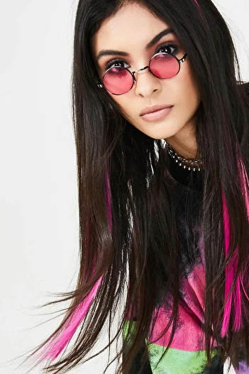 New Obsessions Pink Neon Snap Hair 2 Pack
