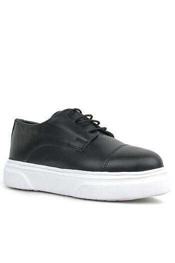 Rakerplus Genuine Leather Black High Sole Children's Classic Shoes